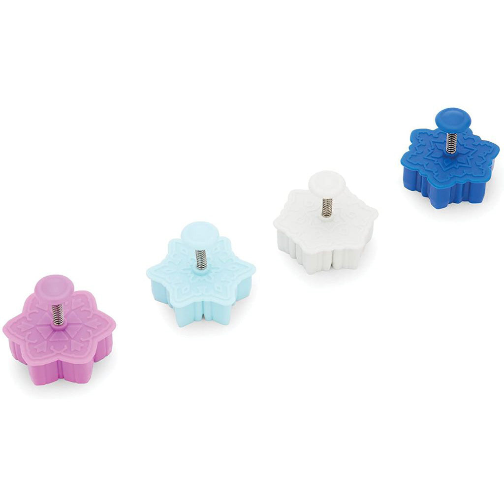 Kit emporte-pièces Flocons de Neige 4pcs - Fox Run - Emporte-pièce - - La Guilde Culinaire