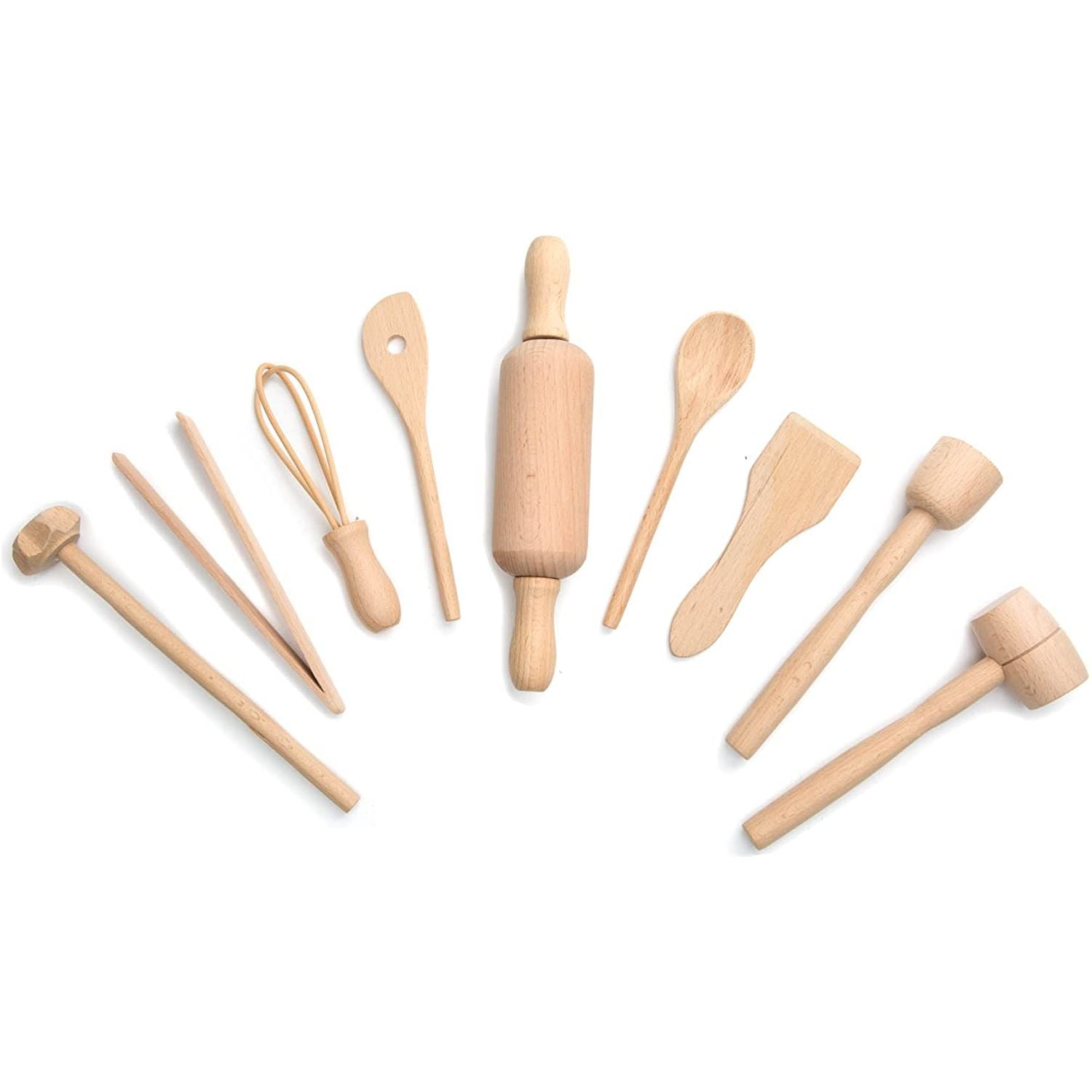 Set d'outils de cuisine en bois pour enfant - Fox Run - Kit d'accessoires pour la pâtisserie - - La Guilde Culinaire