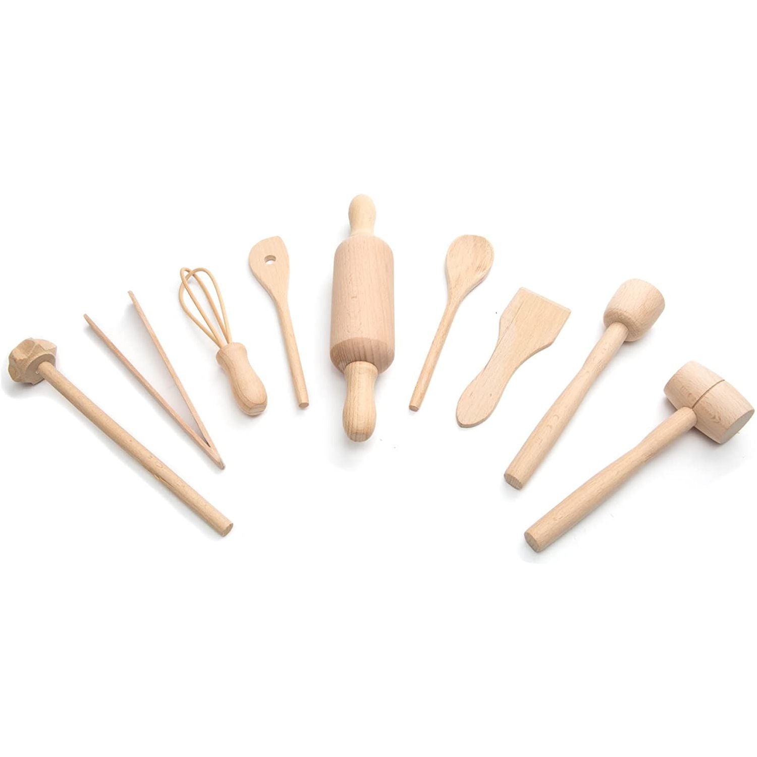Set d'outils de cuisine en bois pour enfant - Fox Run - Kit d'accessoires pour la pâtisserie - - La Guilde Culinaire
