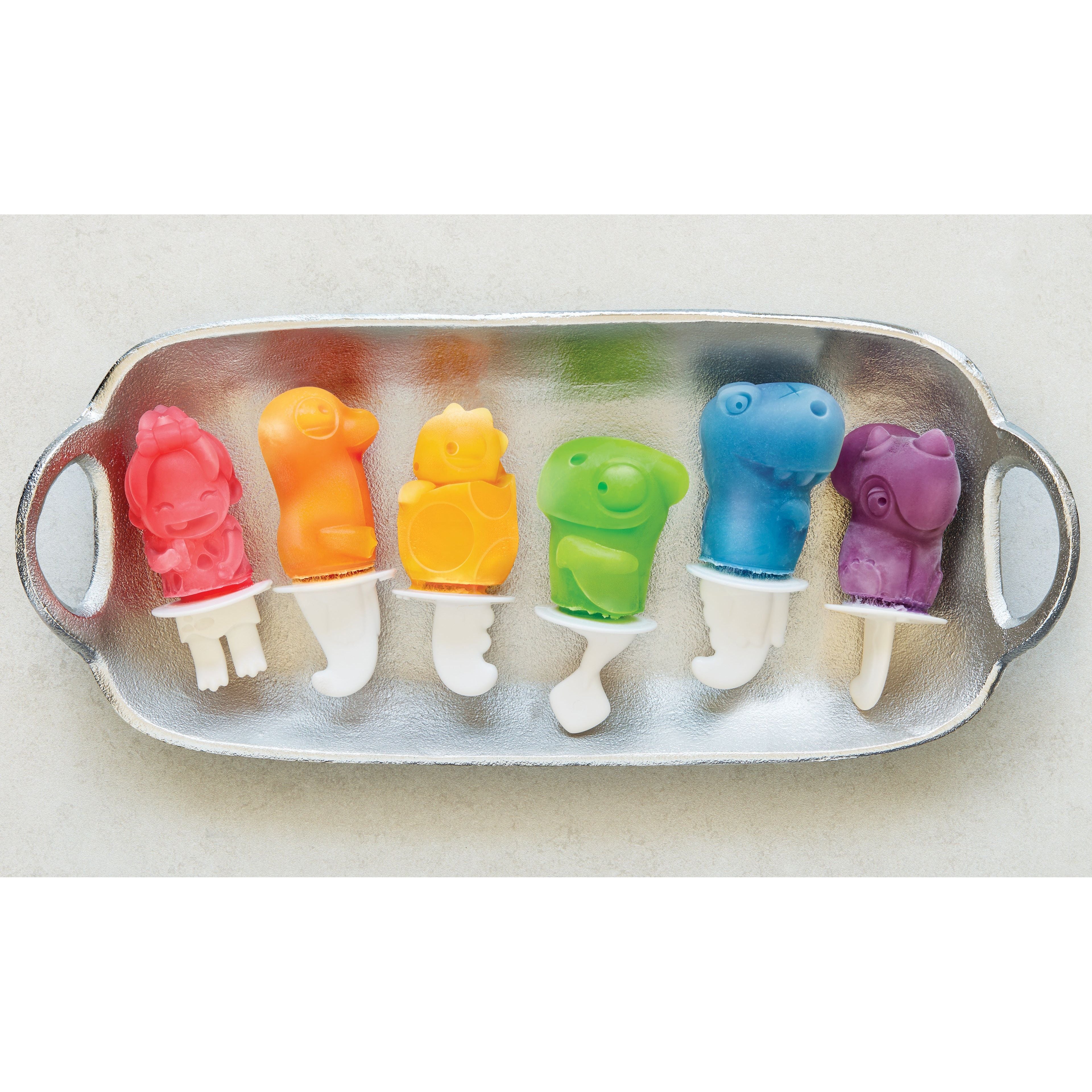 Moules DINO POPS pour 6 pops glacés - Zoku - Appareil à glace et crème glacée - - La Guilde Culinaire