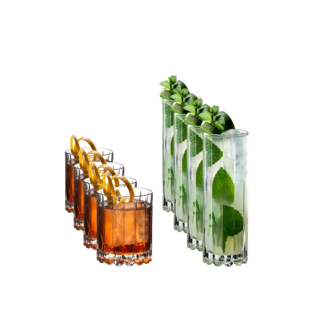Coffret Verre Rocks & Highballs - Collection Bar (Boîte de 8) - Riedel - Verre à spiritueux - - La Guilde Culinaire