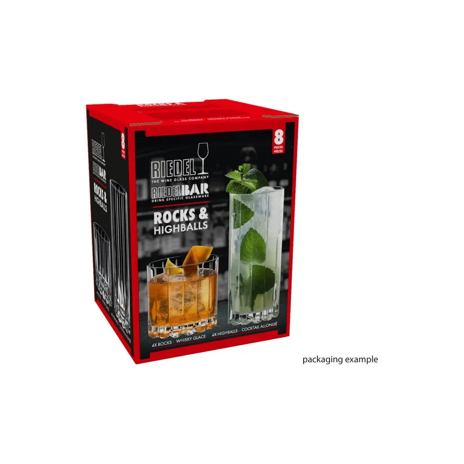 Coffret Verre Rocks & Highballs - Collection Bar (Boîte de 8) - Riedel - Verre à spiritueux - - La Guilde Culinaire
