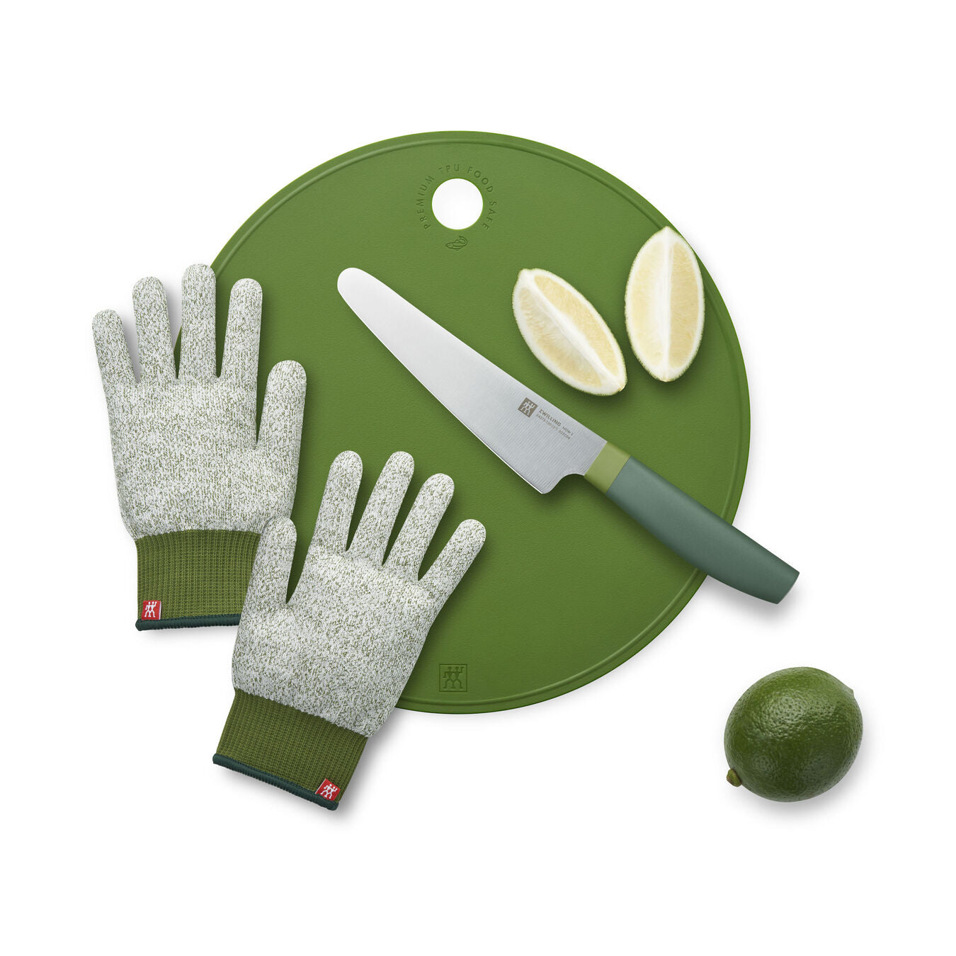 Ensemble de couteaux 3 pièces pour enfant vert - Zwilling - Couteau pour enfant - - La Guilde Culinaire