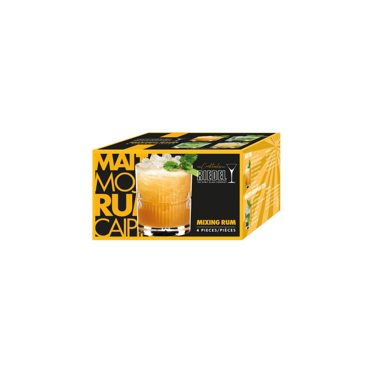 Verre à Rhum (Boîte de 4) - Riedel - Verre à spiritueux - - La Guilde Culinaire