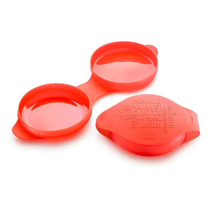 Moule à omelette Espagnol en silicone (Rouge) - Lékué - Cuiseur à oeufs - - La Guilde Culinaire