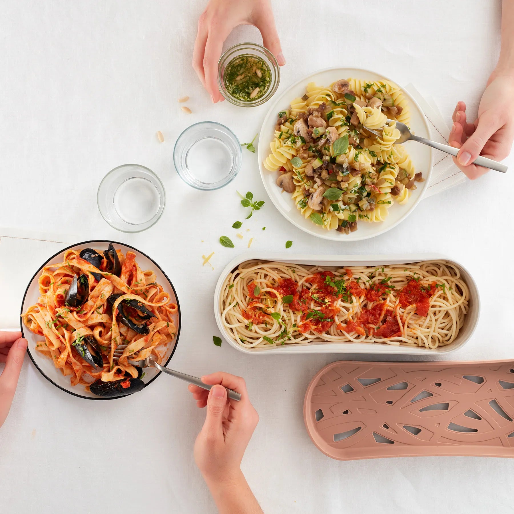 Cuiseur à pâtes pour micro-onde - Lékué - Cuiseur à riz - - La Guilde Culinaire