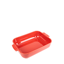 APPOLIA - Plat four en céramique rectangle Rouge 32cm-12,5" - Peugeot - Plat pour four - - La Guilde Culinaire