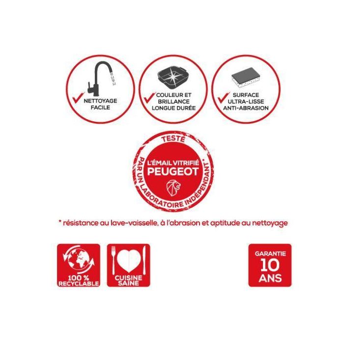 APPOLIA - Moule à tarte en céramique Ardoise 30cm-12" - Peugeot - Moule à tarte et quiche - - La Guilde Culinaire