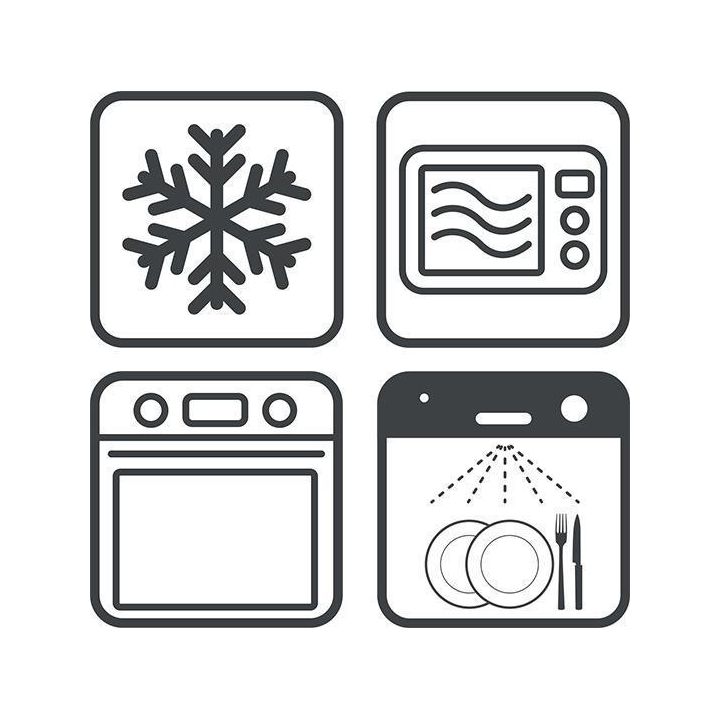 APPOLIA - Plat four en céramique carré écru 36cm-14" - Peugeot - Plat pour four - - La Guilde Culinaire