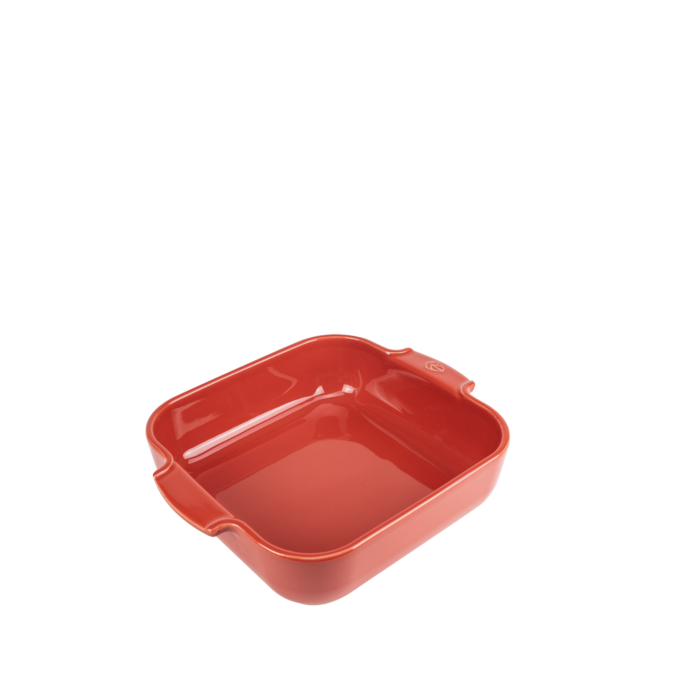 APPOLIA - Plat four en céramique carré rouge 28cm-11" - Peugeot - Plat pour four - - La Guilde Culinaire