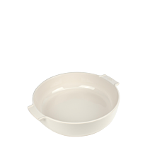 APPOLIA - Plat four en céramique rond écru 34cm-13,4" ! - Peugeot - Plat pour four - - La Guilde Culinaire