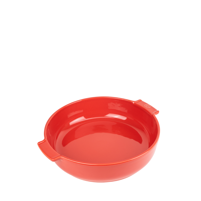 APPOLIA - Plat four en céramique rond Rouge 34cm-13,4" ! - Peugeot - Plat pour four - - La Guilde Culinaire