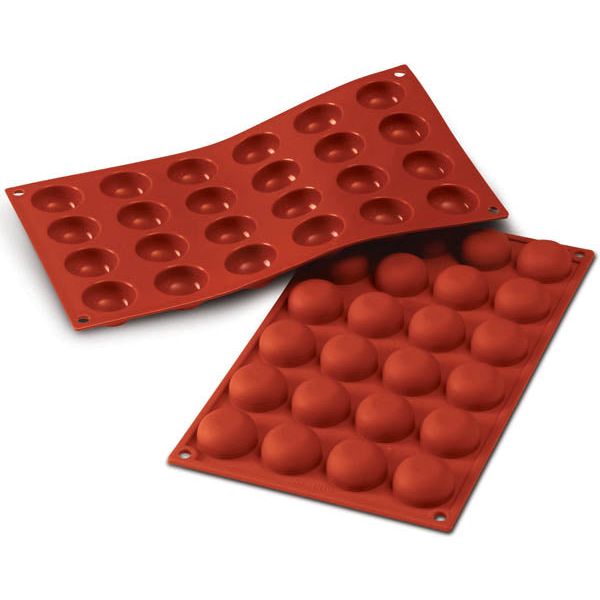 Moule en silicone 24 pomponnettes - SilikoMart - Moule à gâteaux - - La Guilde Culinaire