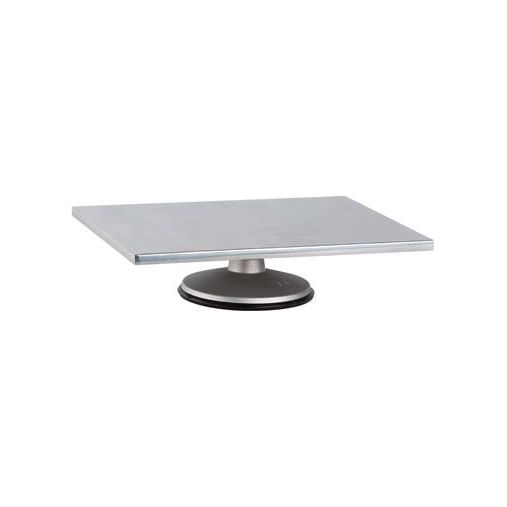 Table tournante rectangulaire en aluminium 12''x16''x4'' - SG - Accessoire - - La Guilde Culinaire