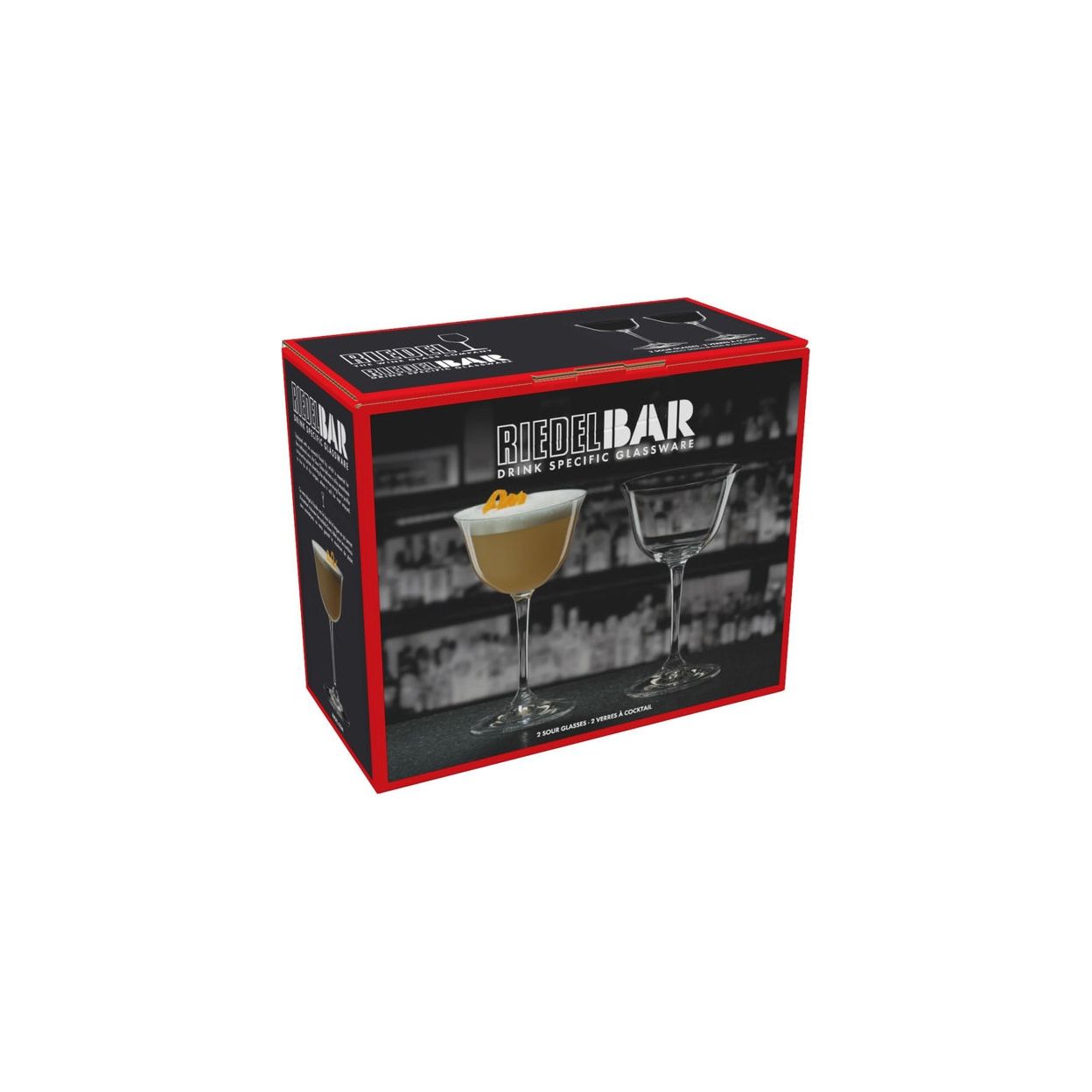 Verre Sour - Collection Bar (Boîte de 2) - Riedel - Verre à cocktail - - La Guilde Culinaire