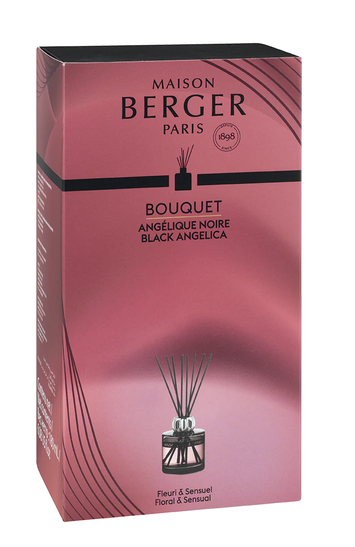 Bouquet parfumé Duality – Angélique noire – 115 ml (3,9 oz) !    - Maison Berger Paris - Parfums d'ambiance - 