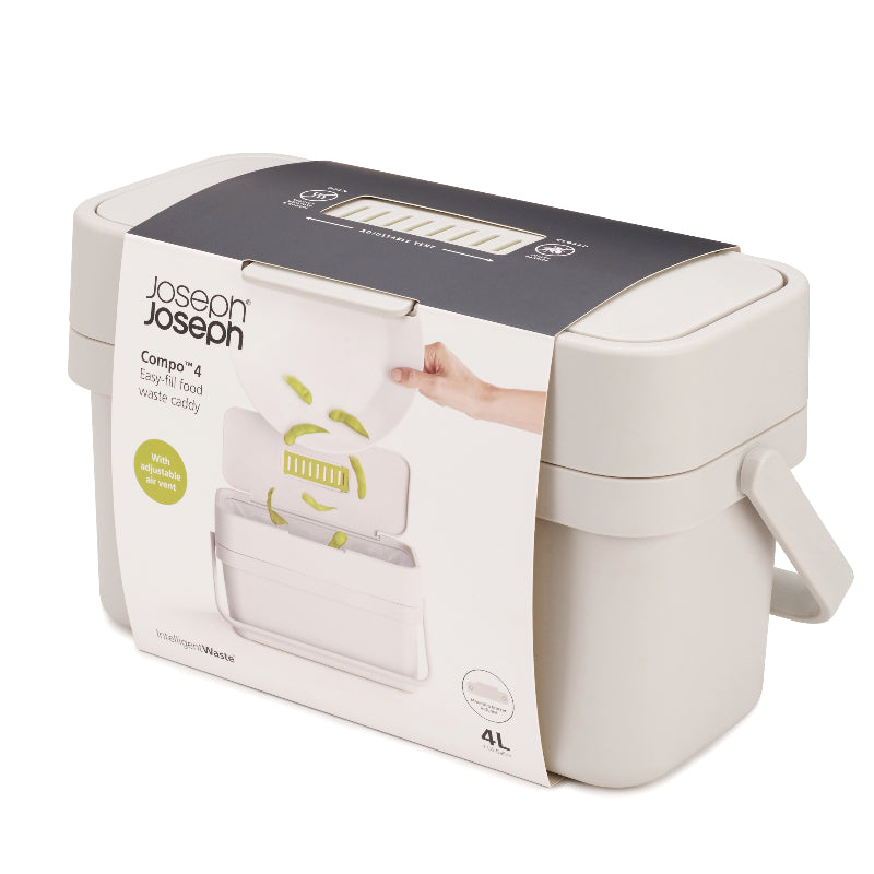 Bac à déchets alimentaires Compo 4 - Joseph Joseph - Poubelle - - La Guilde Culinaire