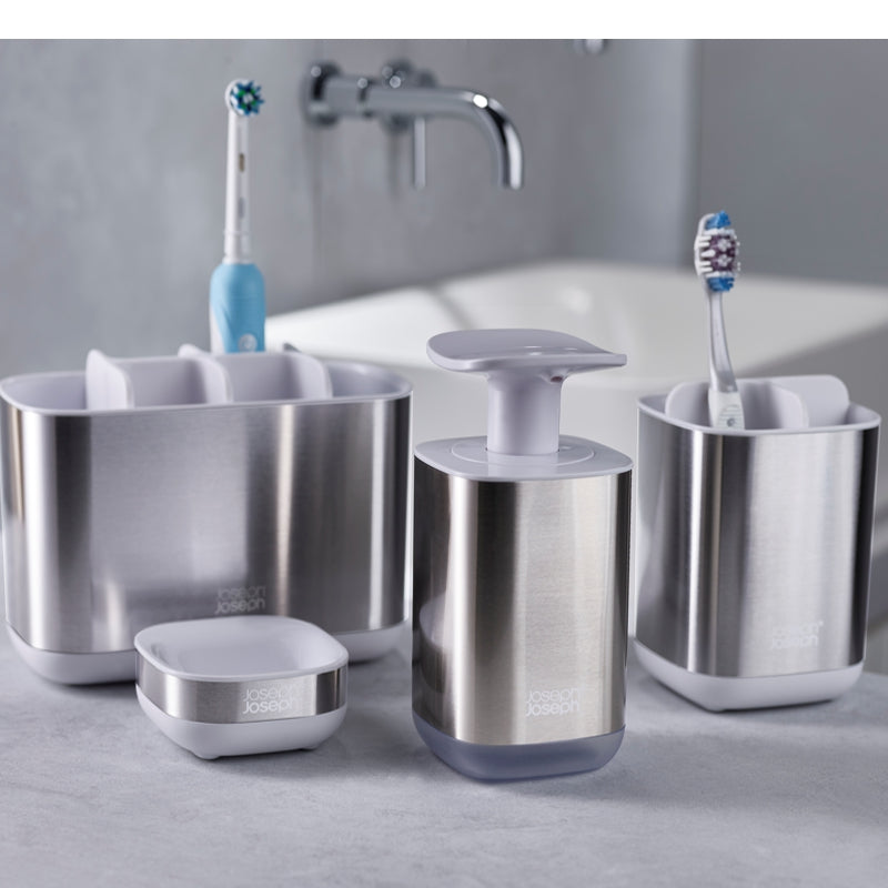 Porte-savon compact Slim Steel - Joseph Joseph - Porte-savon - - La Guilde Culinaire