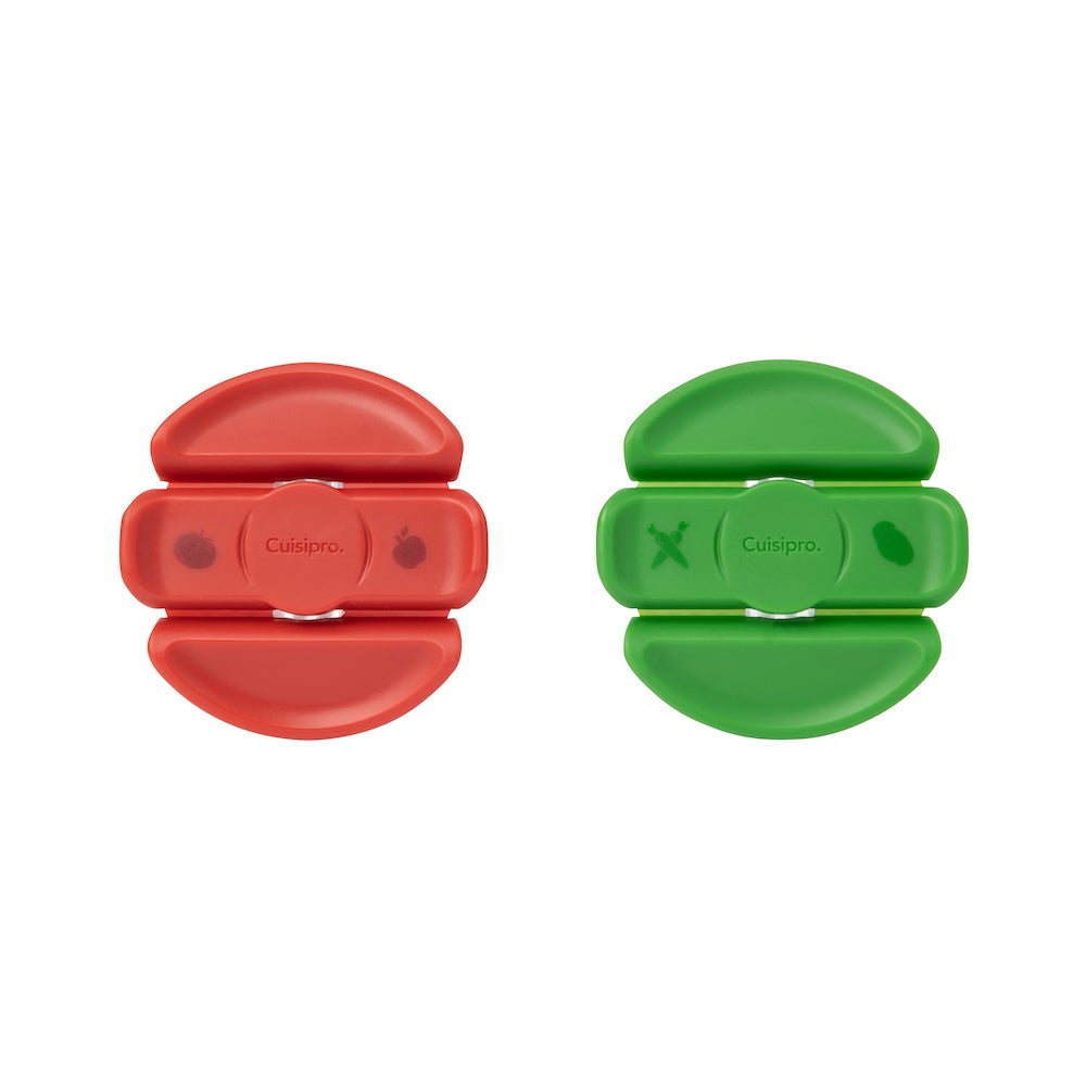 Pack de 2 brosses de nettoyage pour légumes 3,5"/8,6cm (1 souple/1 dure) - Cuisipro - Brosse à légumes - - La Guilde Culinaire