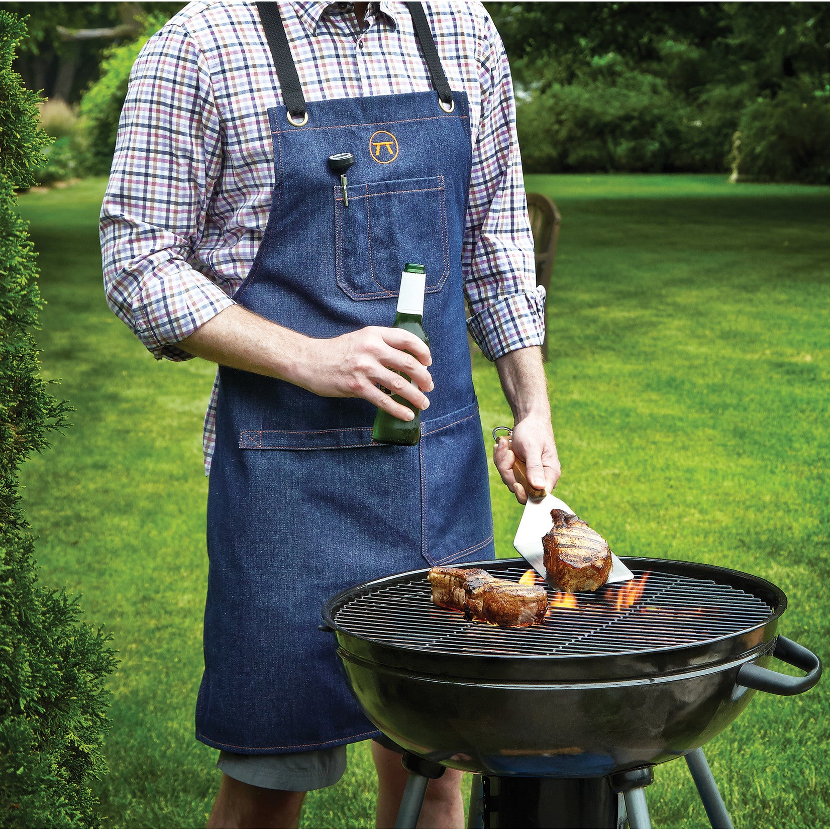 Tablier en denim pour le BBQ Outset - Outset - Tablier cuisine pour BBQ - - La Guilde Culinaire