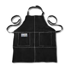 Tablier en cuir noir pour le BBQ Outset - Outset - Tablier cuisine pour BBQ - - La Guilde Culinaire