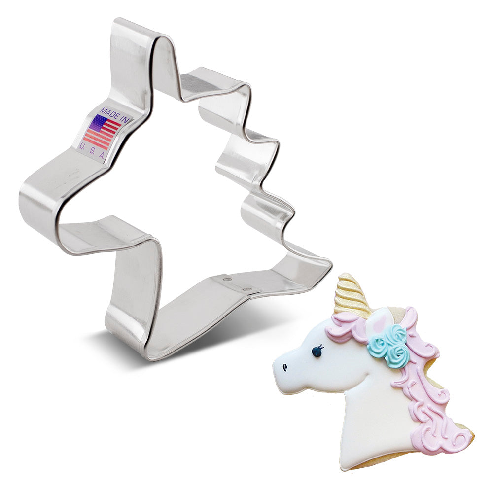Emporte-pièce Tête de Licorne 4" - Ann Clark Cookie Cutters - Emporte-pièce - - La Guilde Culinaire