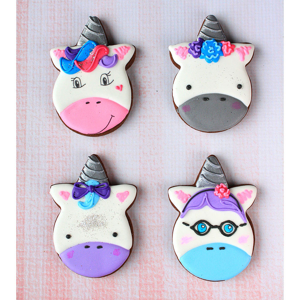 Emporte-pièce Tête de licorne 3 7/8" 2 3/4" - Ann Clark Cookie Cutters - Emporte-pièce - - La Guilde Culinaire