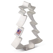 Emporte-pièce Arbre de Noël avec étoile 4 1/2" - Ann Clark Cookie Cutters - Emporte-pièce - - La Guilde Culinaire