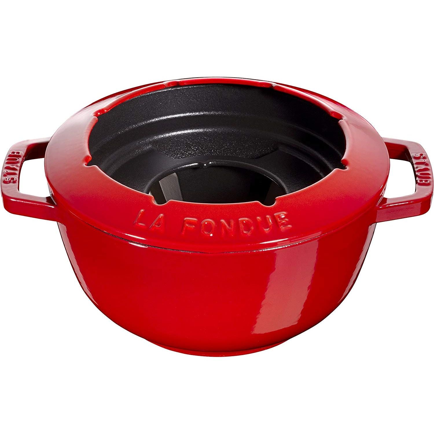 Service à Fondue en Fonte Rouge - Staub - Service à fondue - - La Guilde Culinaire