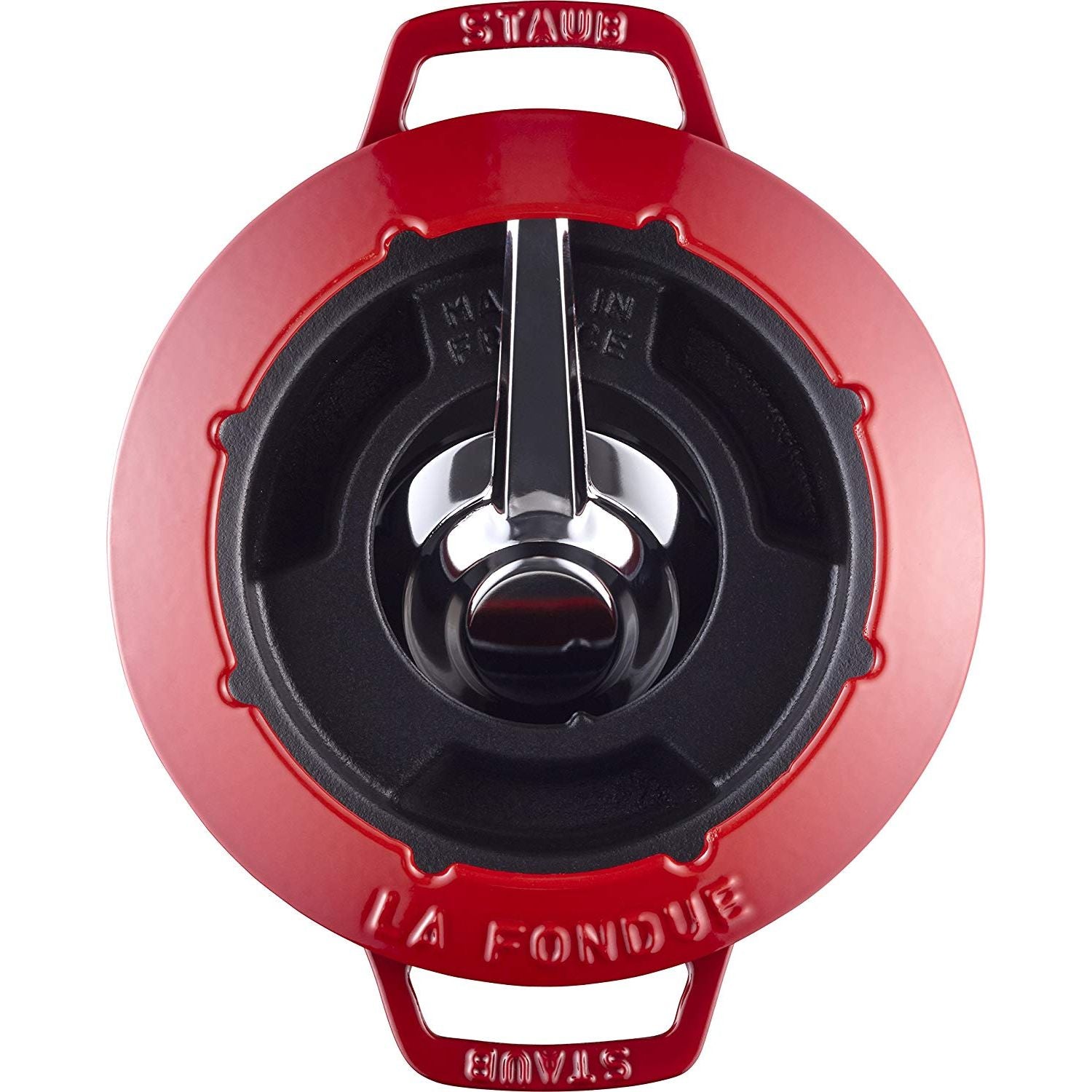 Service à Fondue en Fonte Rouge - Staub - Service à fondue - - La Guilde Culinaire