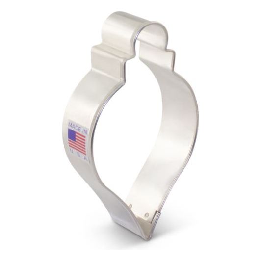 Emporte-pièce Boule de Noël en forme de goute 4" x 2 1/4" - Ann Clark Cookie Cutters - Emporte-pièce - - La Guilde Culinaire