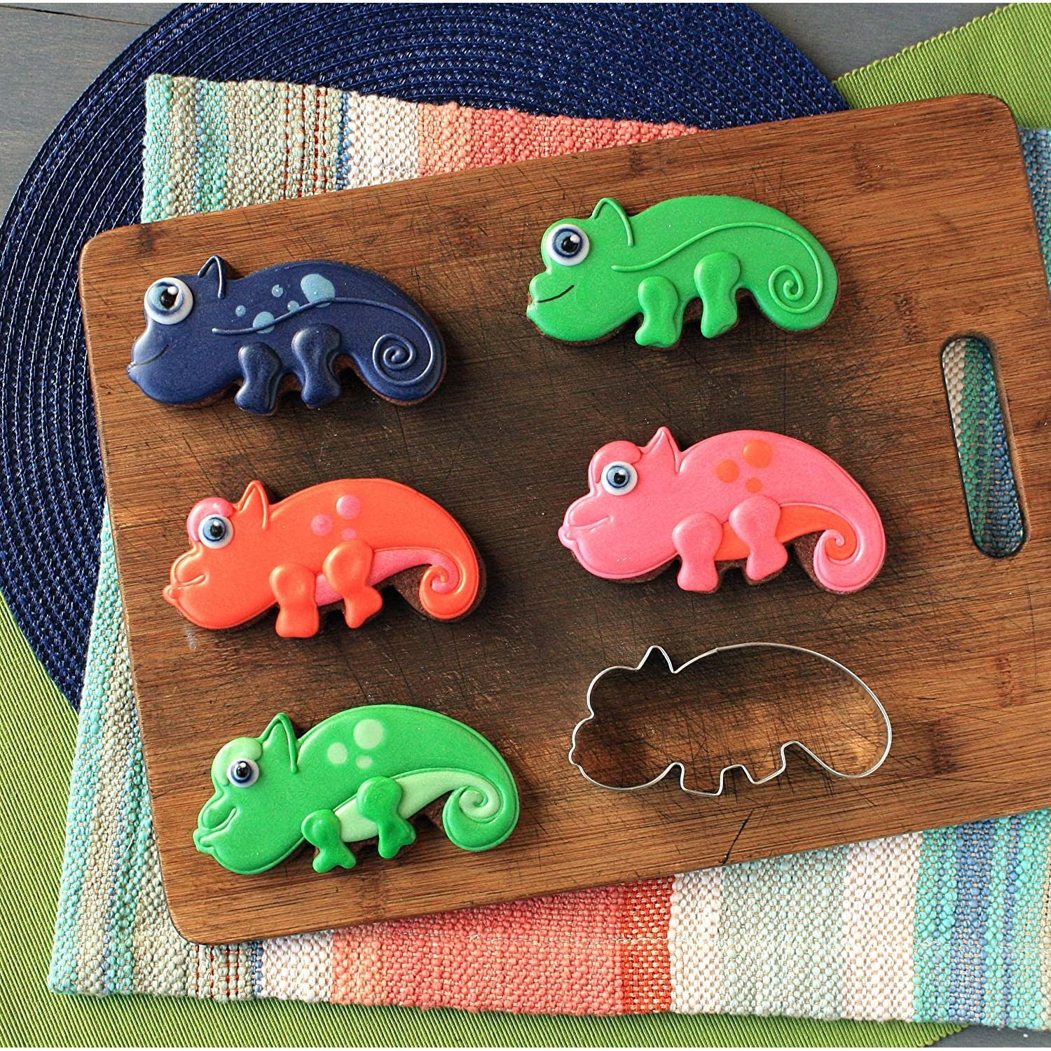 Emporte-pièce Lézard par LilaLoa 3 1/2" x 3 1/2" - Ann Clark Cookie Cutters - Emporte-pièce - - La Guilde Culinaire