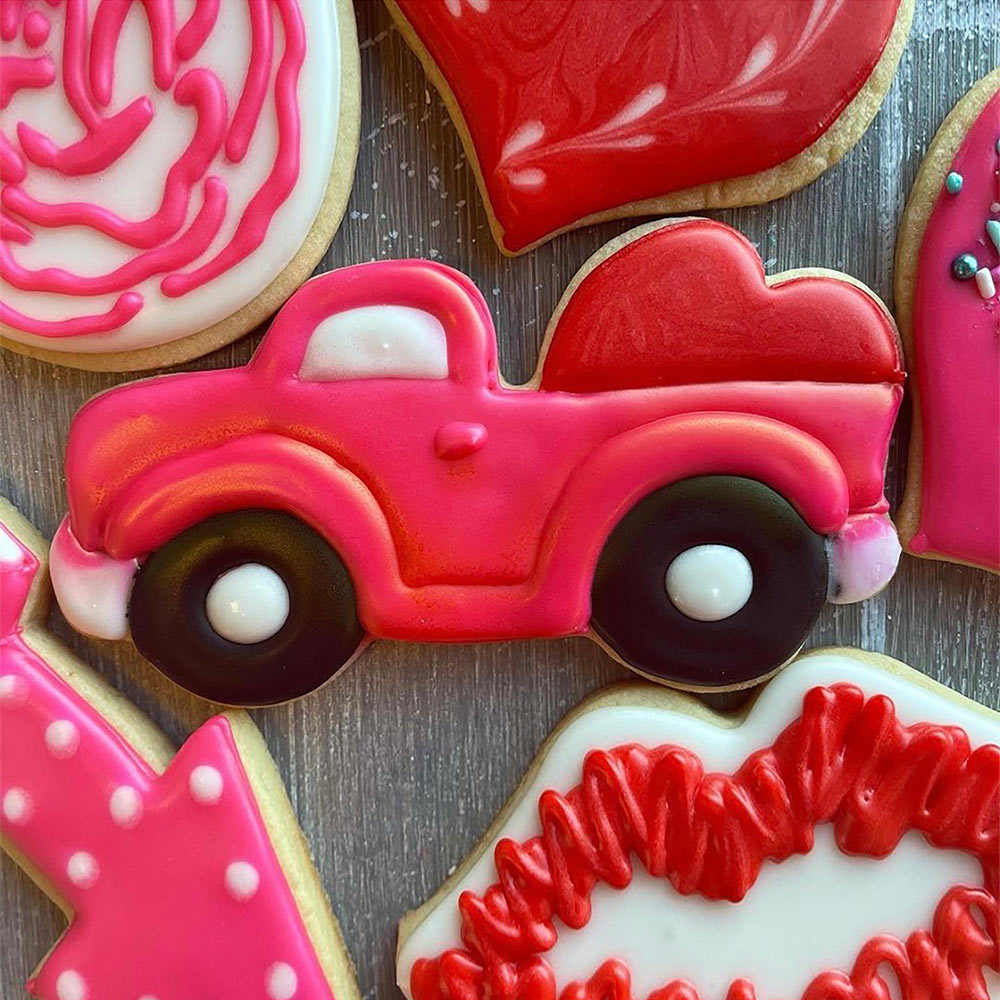 Emporte-pièce Tracteur Vintage avec Cœur 5" x 3" - Ann Clark Cookie Cutters - Emporte-pièce - - La Guilde Culinaire