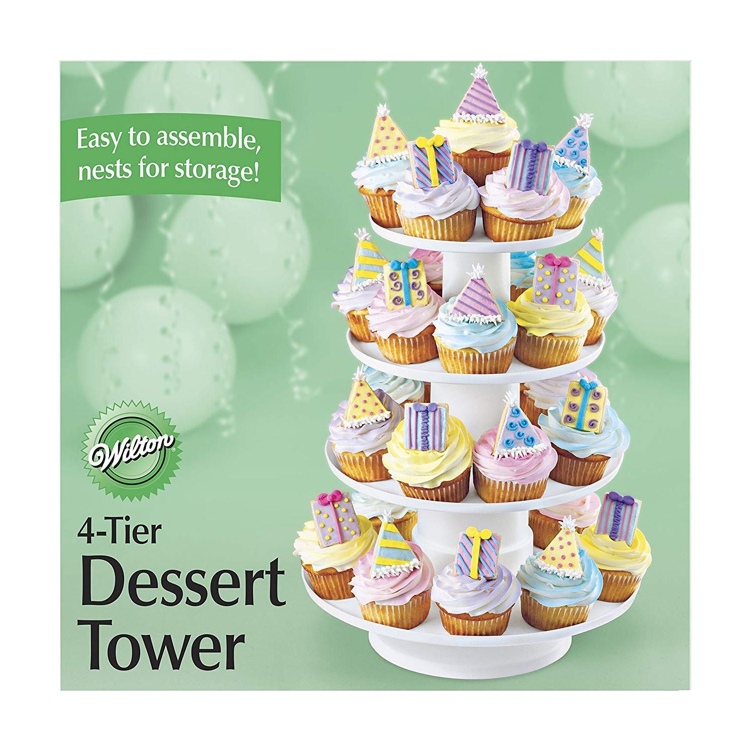 Tour à dessert 4 étages - Wilton - Accessoire - - La Guilde Culinaire