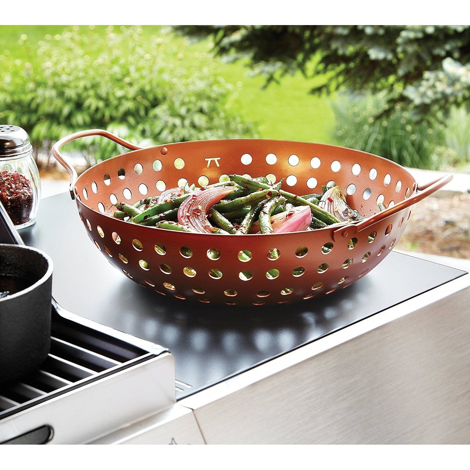 Wok de grillades antiadhésive BBQ ! - Outset - Support de cuisson pour BBQ - - La Guilde Culinaire