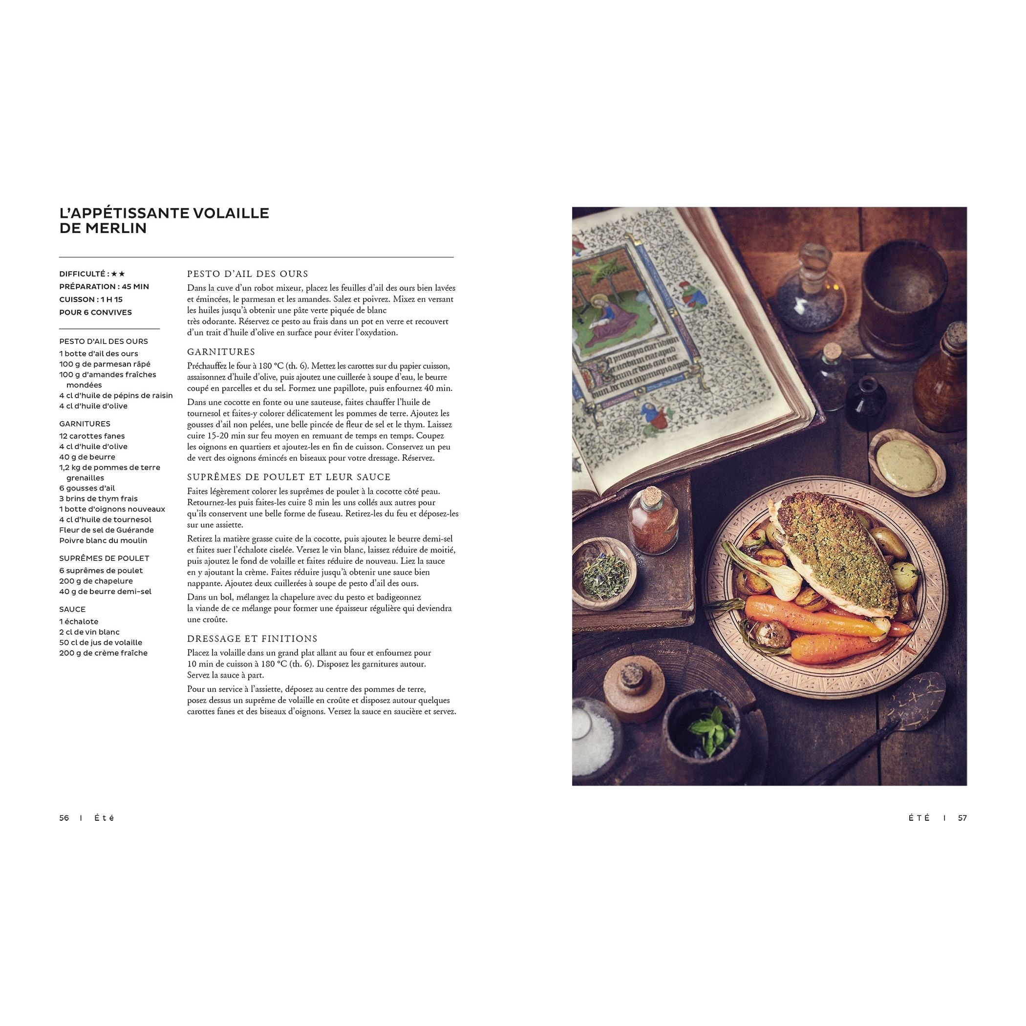 Les recettes du Puy du Fou - Hors du temps - 40 recettes de saison ! - Hachette Ed. - Livre de cuisine - - La Guilde Culinaire