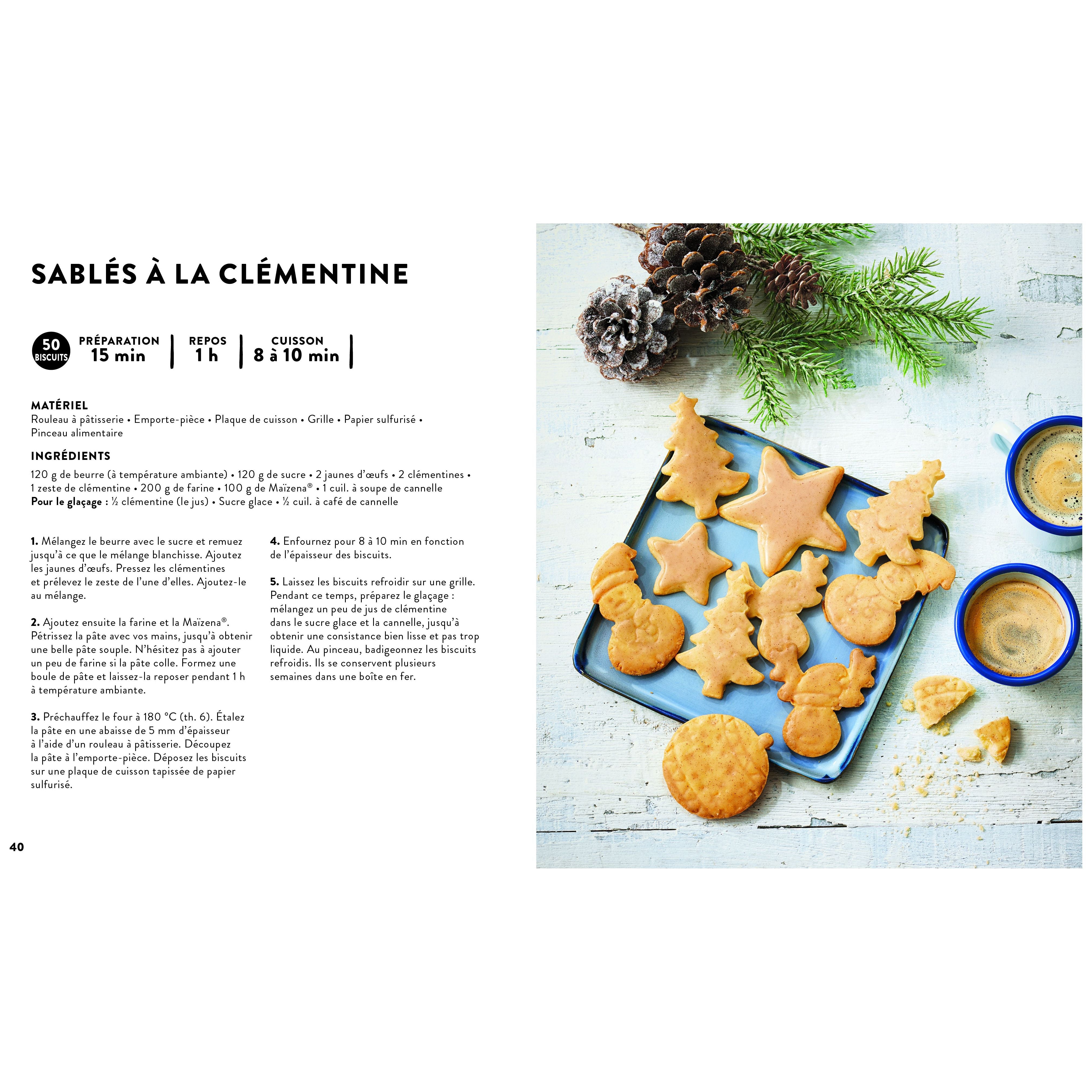 Biscuits de noël - Hachette Ed. - Livre de pâtisserie - - La Guilde Culinaire