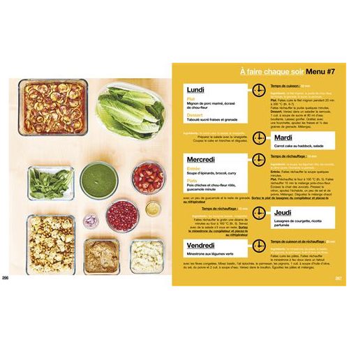 La bible du batchcooking En 2H je cuisine pour toute la semaine - Hachette Ed. - Livre de cuisine - - La Guilde Culinaire