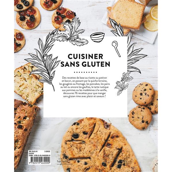 Cuisiner sans Gluten ! - Hachette Ed. - Livre de cuisine - - La Guilde Culinaire