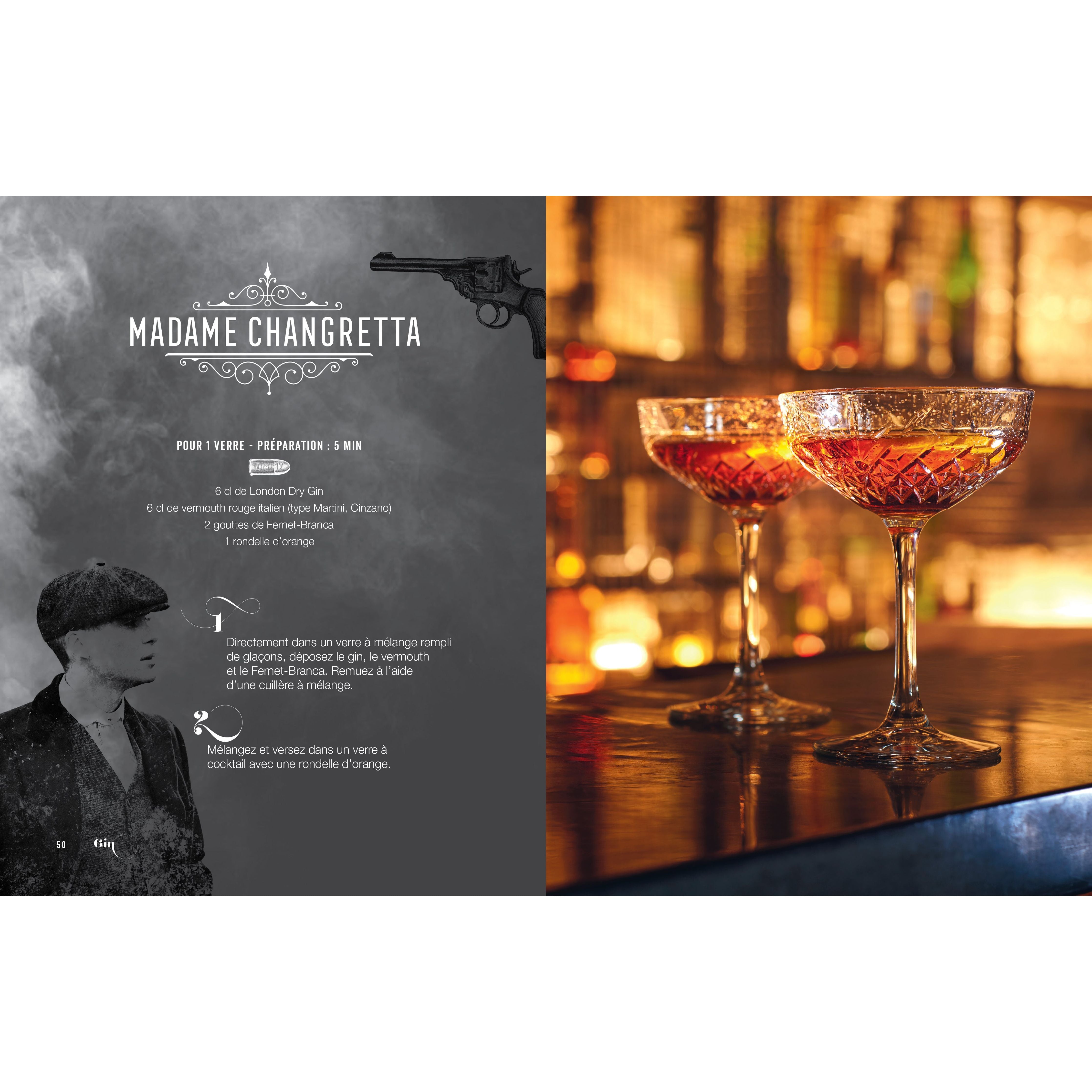 Cocktail Book Peaky Blinders ! - Larousse Ed. - Livre d'alcool et boisson - - La Guilde Culinaire