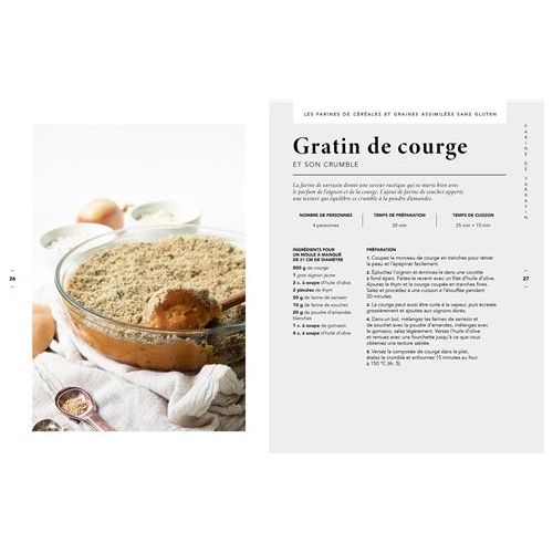 Farines alternatives - La Plage Ed. - Livre de cuisine - - La Guilde Culinaire