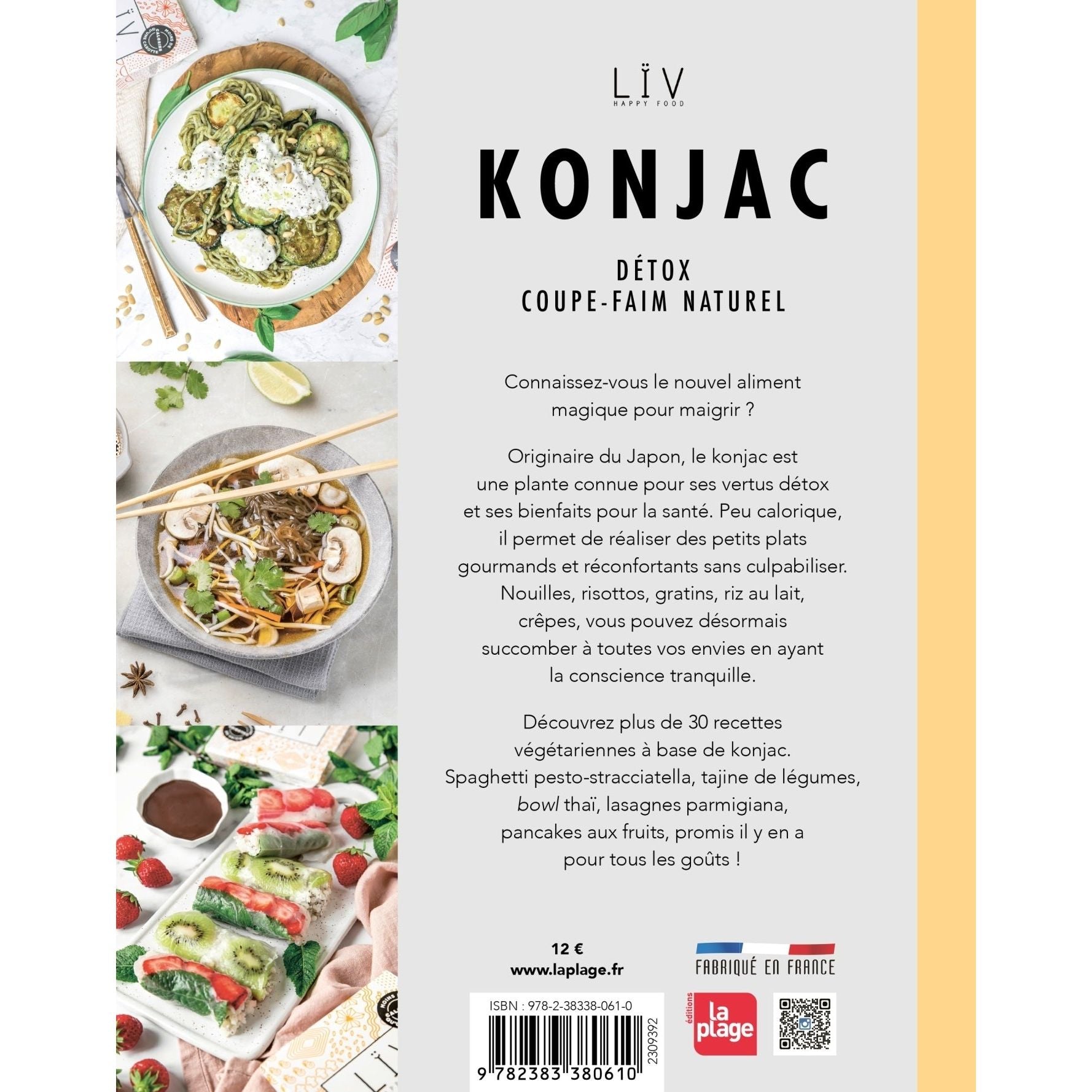 KONJAC ! - La Plage Ed. - Livre de cuisine - - La Guilde Culinaire
