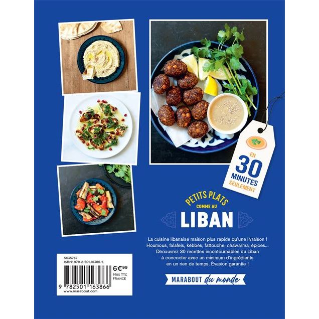 Petits Plats Comme Au Liban - Marabout - Livre de cuisine - - La Guilde Culinaire