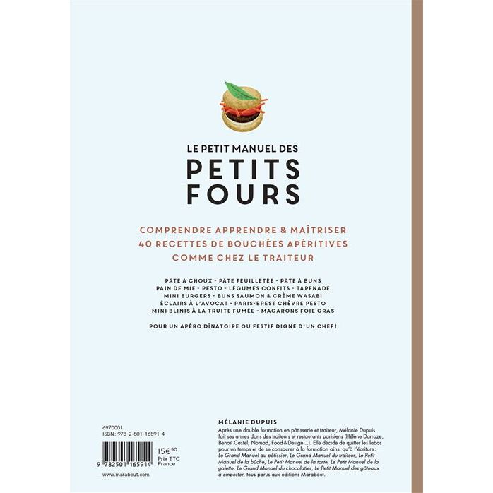 Le petit manuel des petits fours - Marabout - Livre de cuisine - - La Guilde Culinaire