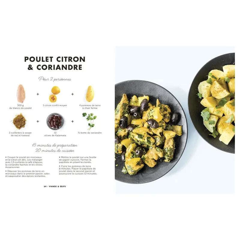 Le B.A-BA de la cuisine vapeur - Marabout - Livre de cuisine - - La Guilde Culinaire