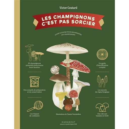 Les Champignons C'est pas sorcier - Marabout - Livre de cuisine - - La Guilde Culinaire