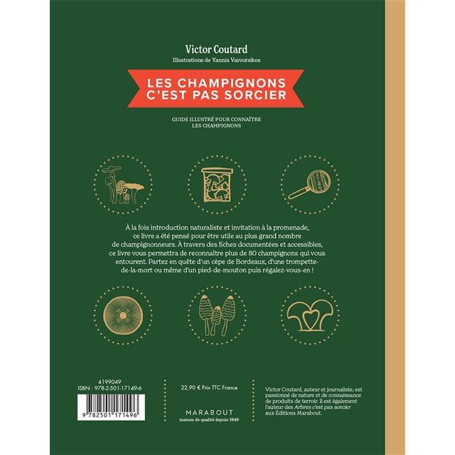 Les Champignons C'est pas sorcier - Marabout - Livre de cuisine - - La Guilde Culinaire