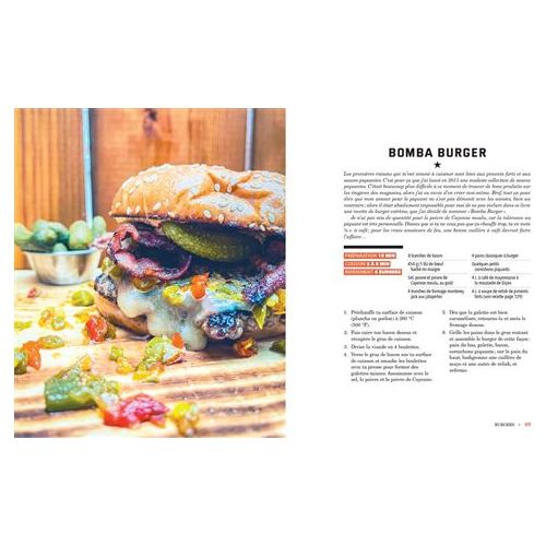 Burger Simon de L'Est ! - De L'Homme Ed. - Livre de cuisine - - La Guilde Culinaire