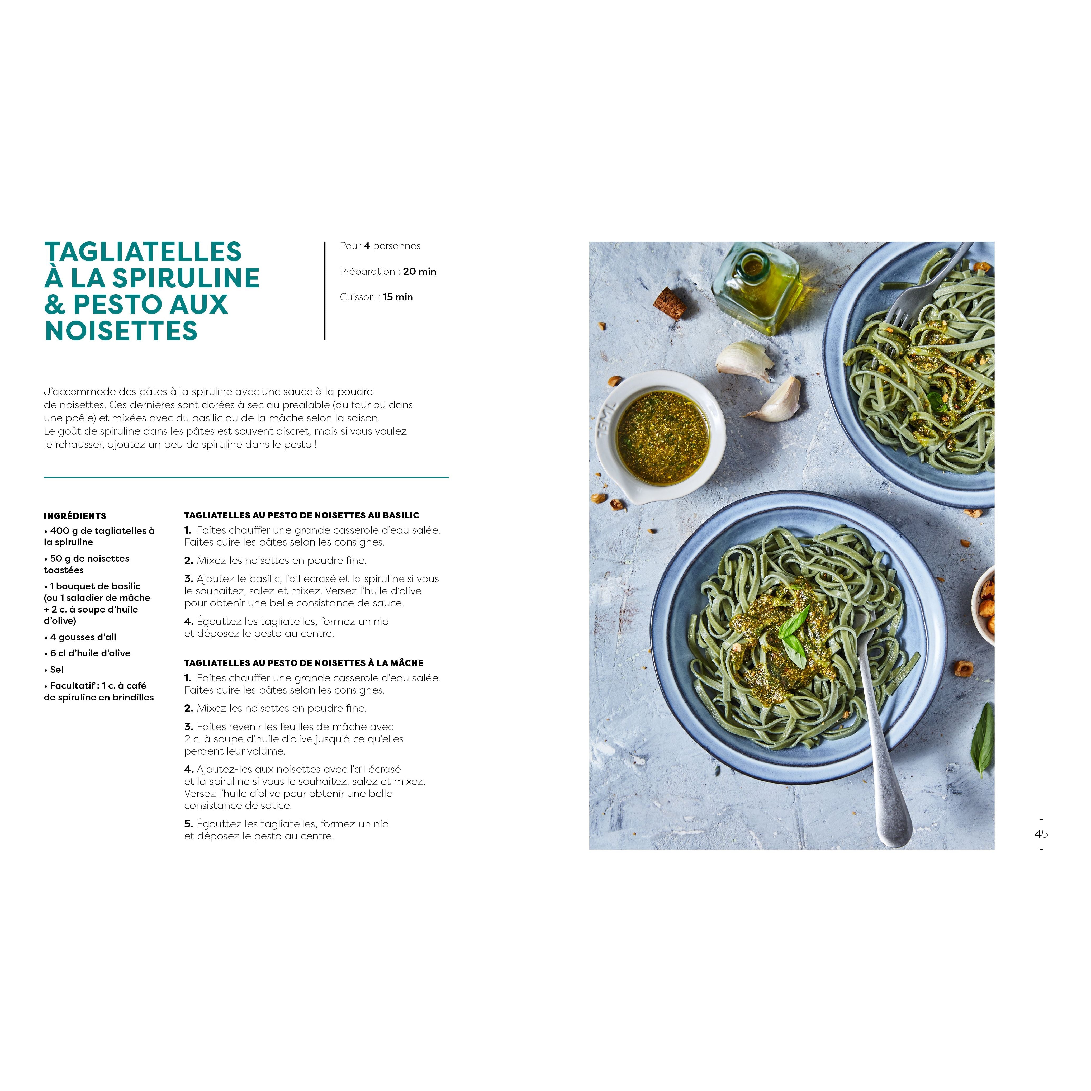 Spiruline ! - La Plage Ed. - Livre de cuisine - - La Guilde Culinaire