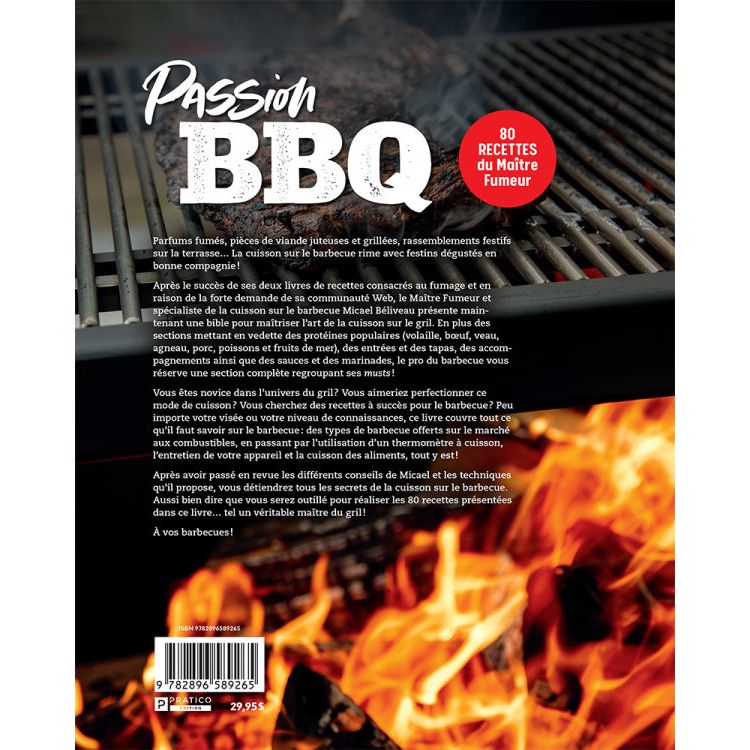 Passion BBQ - Pratico Ed. - Livre de cuisine - - La Guilde Culinaire